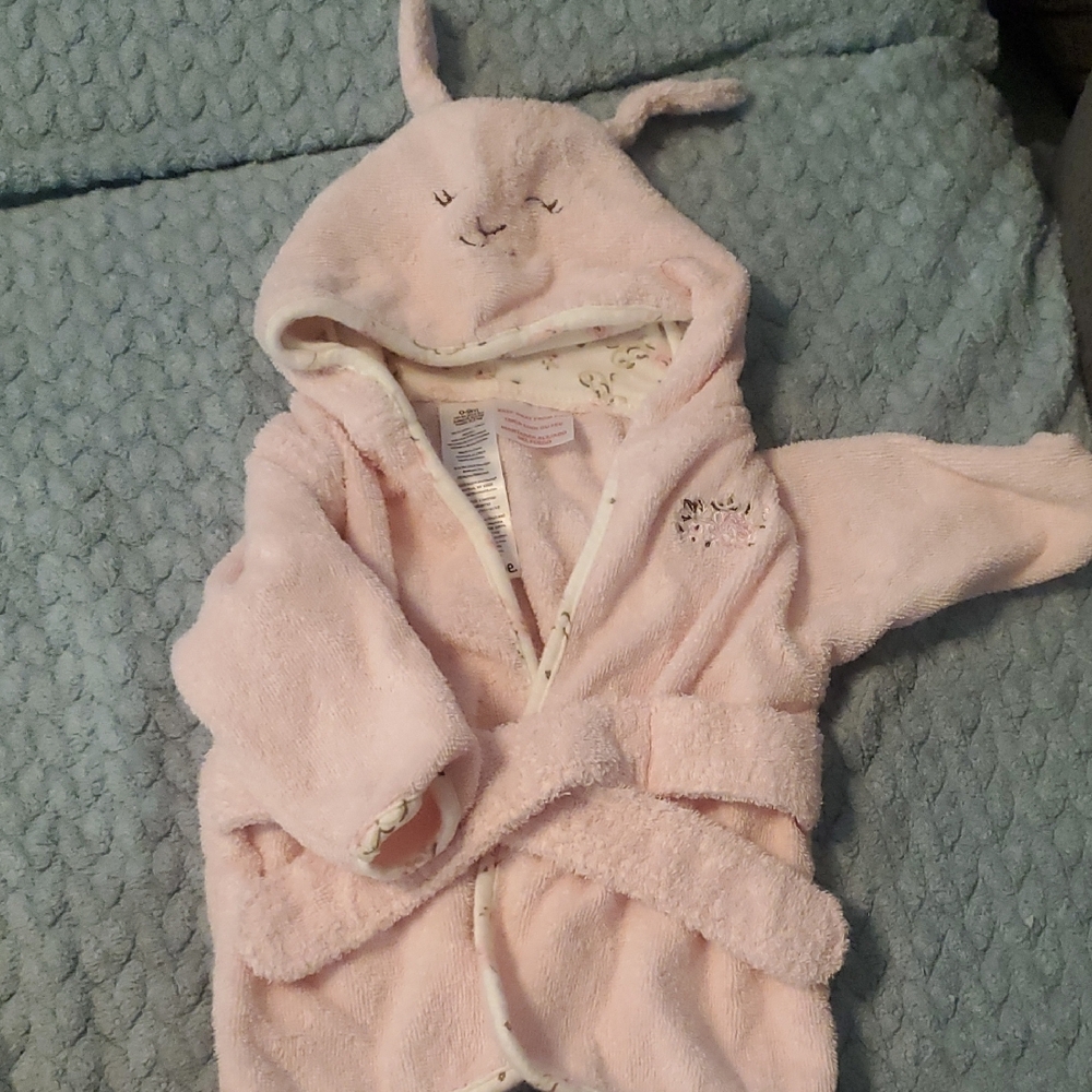 Pink Kids Pajamas with Bunny Ears